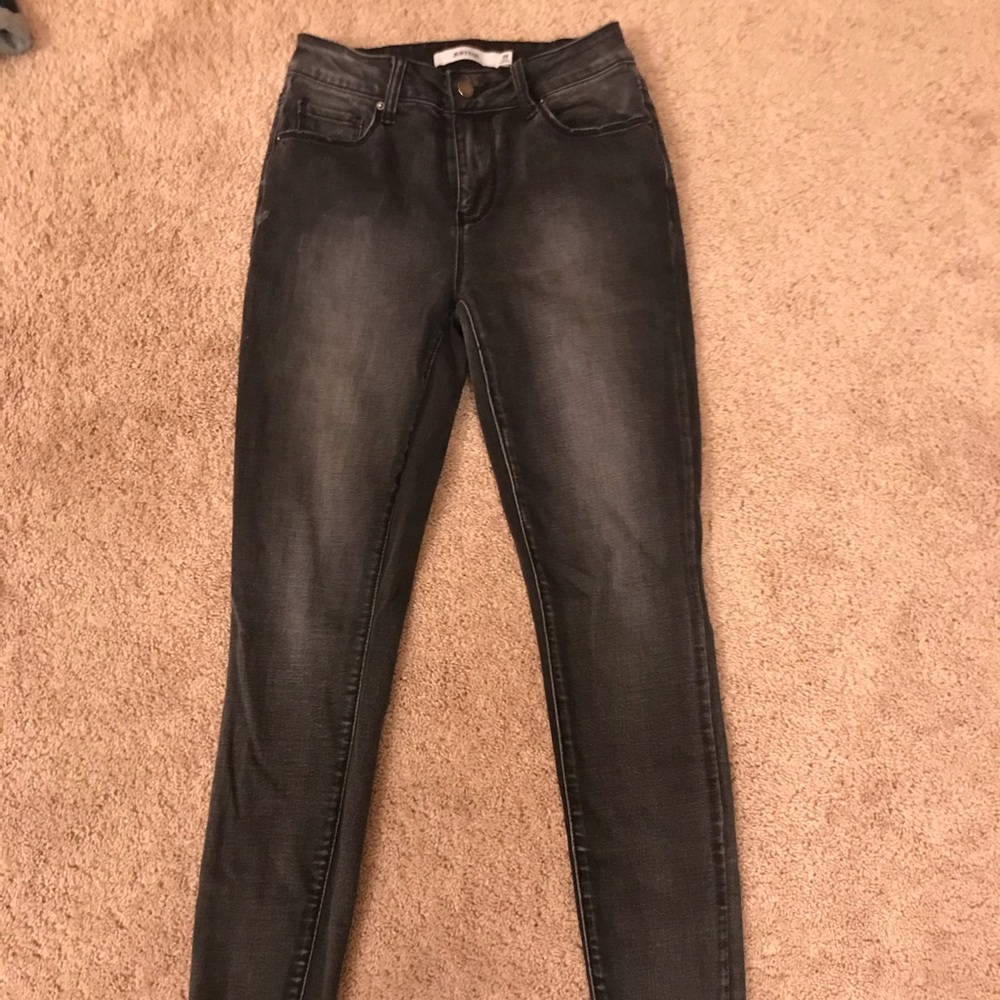 Black wash jeans